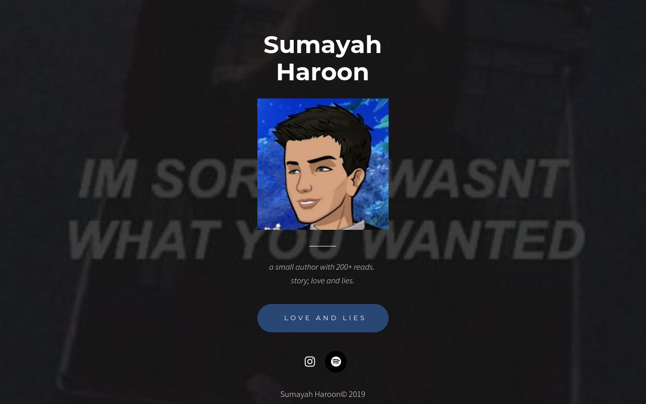 Carrd profile picture for @sum